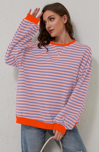 Jade | Striped Oversized Sweater