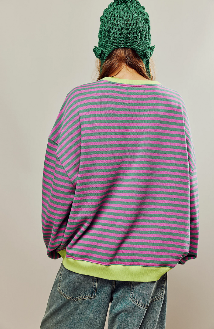 Jade | Striped Oversized Sweater