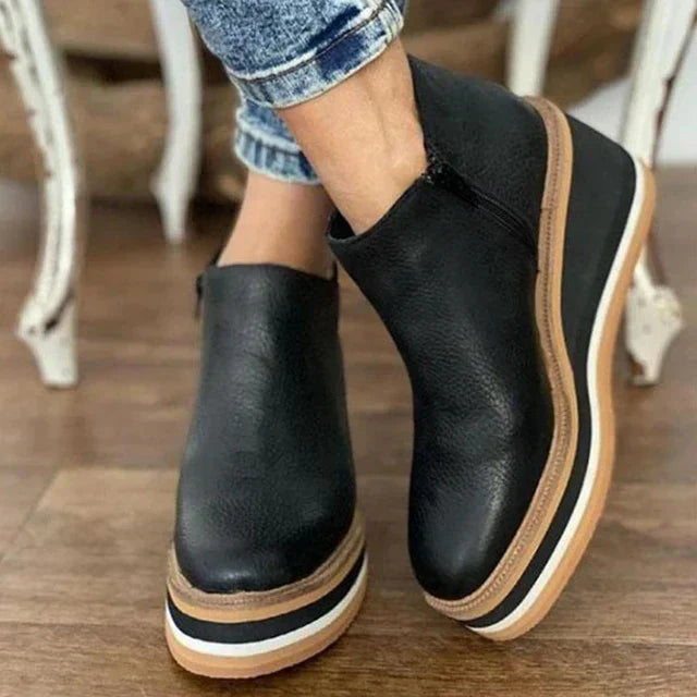 Janet | Autumn Ankle Wedges