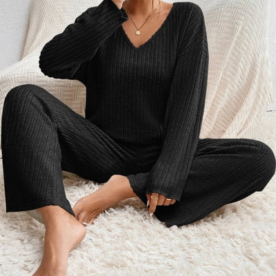 Fiona | Ribbed Knit Two-Piece Set