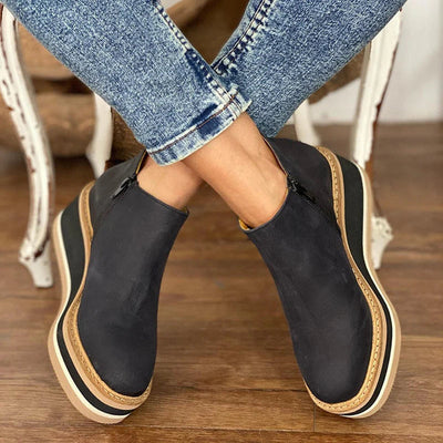 Janet | Autumn Ankle Wedges