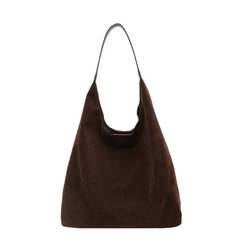 Isabelle | Vintage Suede Shoulder Bag