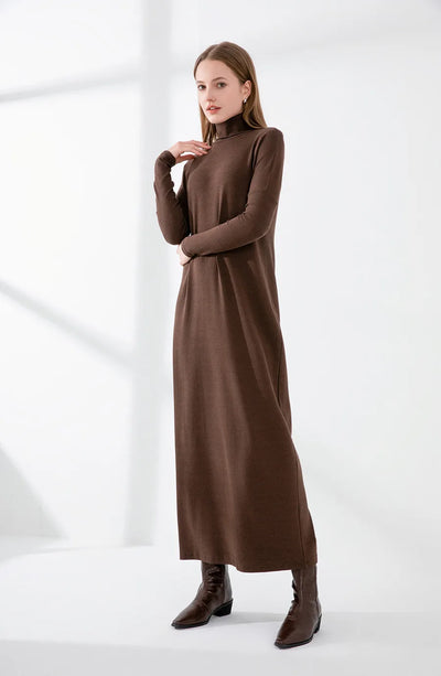 Martine | Turtleneck Maxi Dress