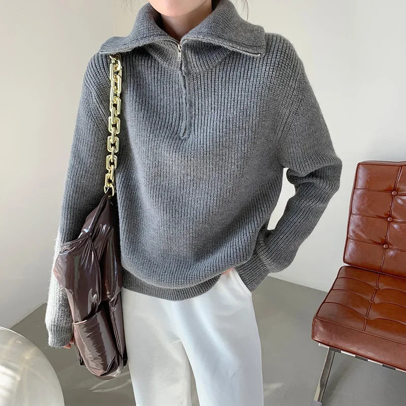 Terri | Oversized Turtleneck Sweater