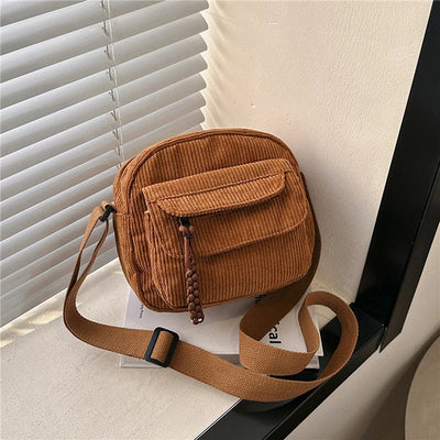 Piper | Premium Corduroy Crossbody Bag