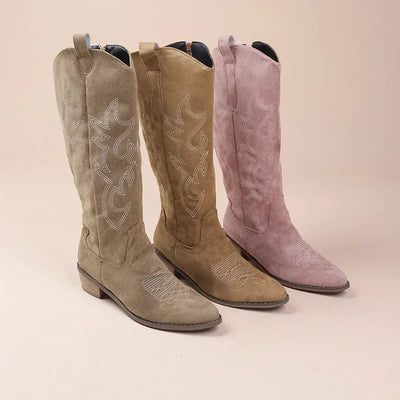 Charlotte | Embroidered Cowboy Boots