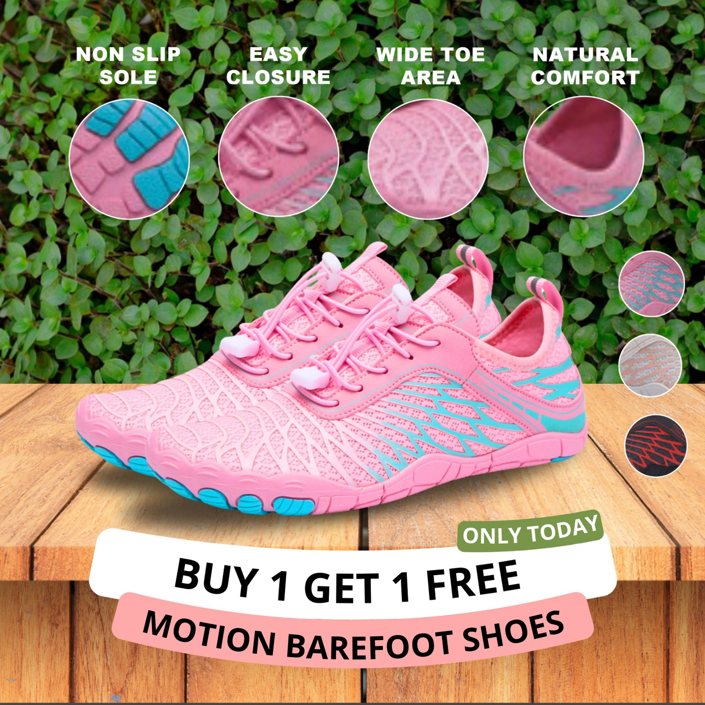 NaturaStep | Unisex Barefoot Shoes 1+1 FREE