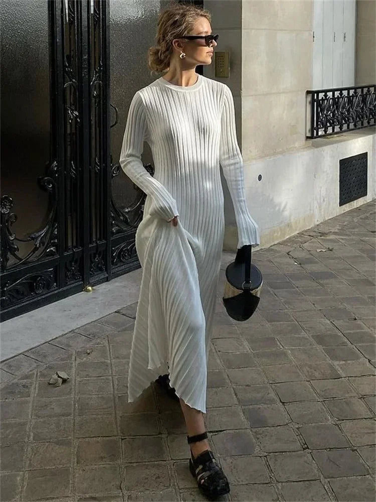 Roslyn | Cozy Knit Maxi Dress