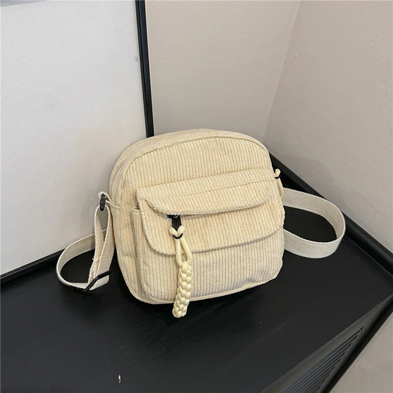 Piper | Premium Corduroy Crossbody Bag