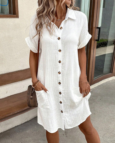 BreezyVogue | Casual Polo Dress