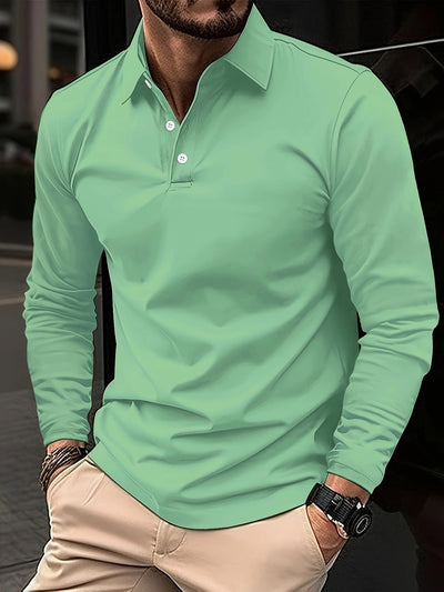 Patrick | Long Sleeve Polo Shirt