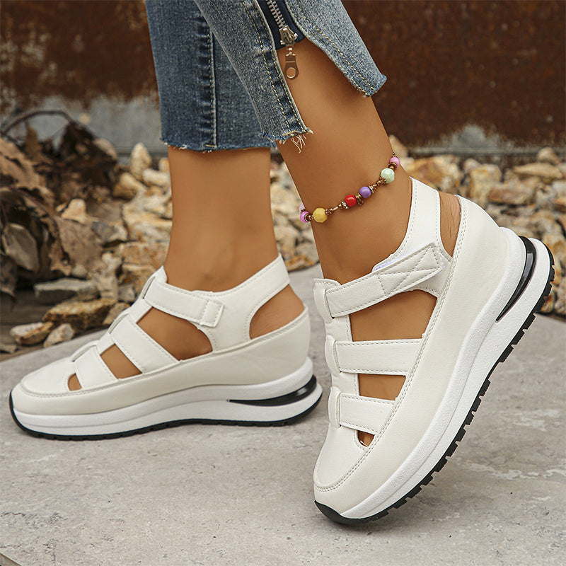 SophiaStride | Elegant Sandal Sneakers