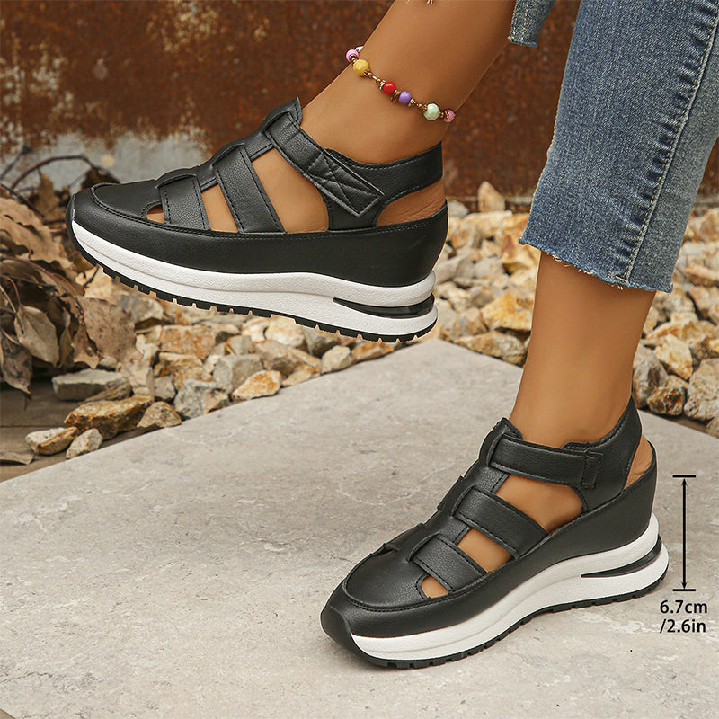 SophiaStride | Elegant Sandal Sneakers